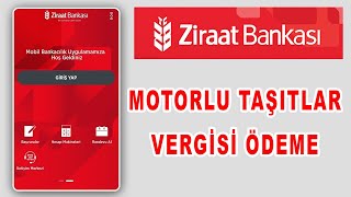 Ziraat Mobil MTV MOTORLU TAŞITLAR VERGİSİ Ödeme MTV Nasıl Ödenir [upl. by Vona]