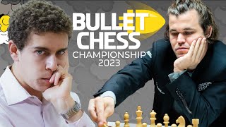 Magnus Carlsen vs Daniel Naroditsky  Full Match  Bullet Chess Championship 2023 [upl. by Maurey]