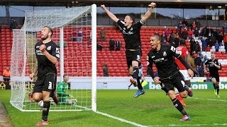 Reverse angle  Steve Cooks late winner for AFC Bournemouth [upl. by Raimund]