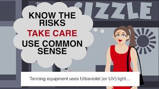 Trading Standards sunbed warning video [upl. by Htaras]