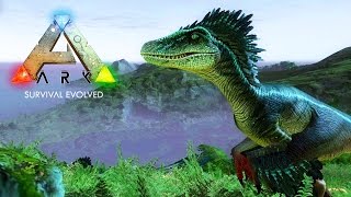 ARK Survival Evolved  HUNTING amp TAMING RAPTORS ARK Survival Evolved Gameplay [upl. by Torre671]