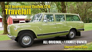 1971 International 1210 Custom Travelall  Charvet Classic Cars [upl. by Alius351]