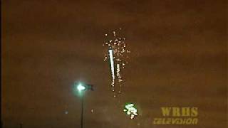 Ridgewood High School 50th Anniversary Homecoming Night Rally Fireworks [upl. by Kosse]