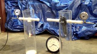 Rusco SpinDown vs Lakos TwistIIClean  15quot Filter Pressure Test [upl. by Cadman]