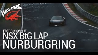 MadCroc  Fredrik Sørlie Acura NSX BtG lap Nurburgring  Osnap [upl. by Lossa]