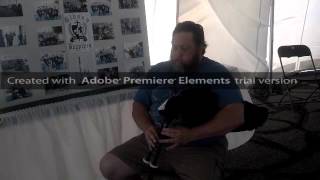 Gibson double chanter small pipe in key of D with tutor [upl. by Eiramrebma]