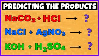 How to Predict Products of Chemical Reactions [upl. by Hedy]