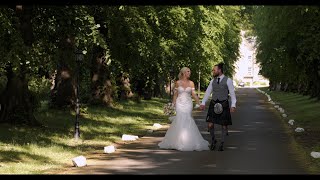 William amp Stephanie  Carberry Tower  Wedding Day Highlights [upl. by Os668]