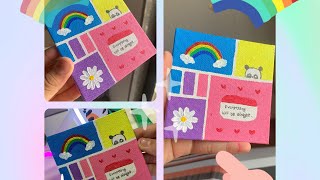 CUTE MOOD BOARD PAINTING🌈artkart painting artkart5795 [upl. by Phenice280]