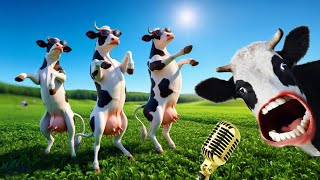 FUNNY COW DANCE FOR 14 MINUTES STRAIGHT  Cow Song amp Cow Videos 2024  Cow dance mix  dancing cow [upl. by Herrod657]