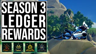 SEA OF THIEVES  EMISSARY LEDGER REWARDS SEASON 3 [upl. by Henni]