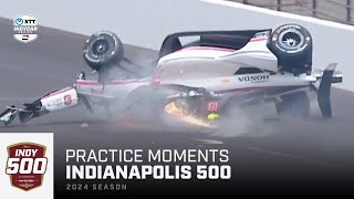 Top moments from Fast Friday practice for 2024 Indianapolis 500  Extended Highlights  INDYCAR [upl. by Barth138]