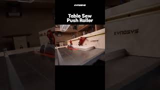 Table Saw Push Roller diyideastools [upl. by Parhe]