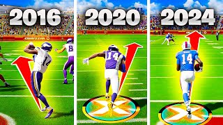 Scoring A 99 Yard Touchdown With Stefon Diggs In EVERY Madden EVER [upl. by Lev]