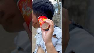 The story of a boy and a girl using a loudspeaker as a cup trending viralvideo [upl. by Mallis149]