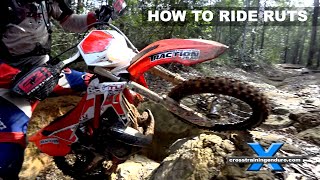 How to ride ruts on dirt bikes︱Cross Training Enduro [upl. by Ikila]