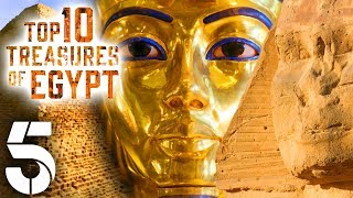 Top 10 Treasures Of Egypt  History Documentary  Channel 5 AncientHistory [upl. by Akinimod40]