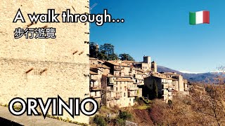 Orvinio Latium Italy a walking tour with subtitles 150223 [upl. by Egroej205]