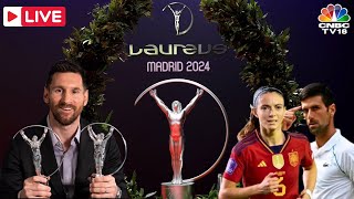 24th Laureus World Sports Awards LIVE  SportsmanSportswoman of The Year Awards  Djokovic  IN18L [upl. by Airliah]