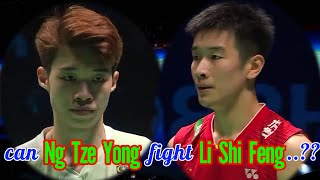 Badminton Ng Tze Yong MAS vs CHN Li Shi Feng [upl. by Wobniar514]