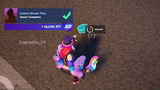 How to Collect Mosaic Tiles Fortnite [upl. by Ahdar973]