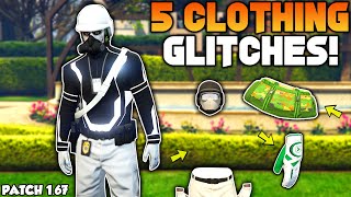 GTA 5 ONLINE TOP 5 CLOTHING GLITCHES AFTER PATCH 167 Invisible Arms Duffel Bags amp More [upl. by Vasileior]