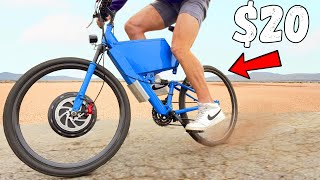 I turned a 20 Goodwill bike into an EBIKE [upl. by Mayhew]