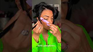 ASTUCES PAUPIÈRES TOMBANTES 😉 makeup tutorial youtubeshorts viralvideo [upl. by Alimrahs185]