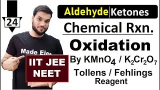 L24 Oxidation of Aldehydes amp Ketones  JEE NEET AIIMS  12th Organic  By A Arora [upl. by Deadman959]