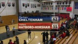 Boys Basketball HatboroHorsham vs Cheltenham 11618 [upl. by Donni]