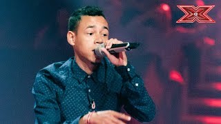 Michael begrüßt alle bei seiner coolen Audition  Auditions 8  X Factor Deutschland 2018 [upl. by Yeffej]