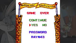 Bugs Bunny in Crazy Castle 4  Game Over GBC [upl. by Almat]