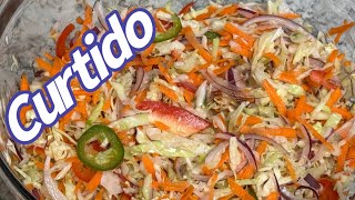 CURTIDO RECETA DELICIOSA [upl. by Intisar]