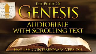 Holy Bible Audio GENESIS 1 to 50  With Text Contemporary English [upl. by Chaffin]