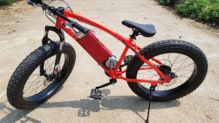 DIY Electric Bike  Power assisted bike at home [upl. by Tidwell]