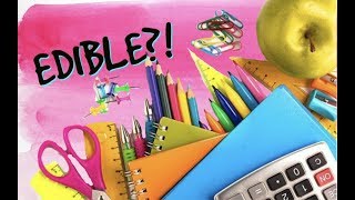 EDIBLE BACK TO SCHOOL SUPPLIES [upl. by Iak]