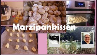 Marzipankissen leichter Mürbeteig mit Marzipan Weihnachtsplätzchen [upl. by Niehaus]