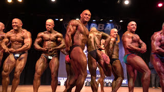 Posedown Masters Over 40  NABBA England 2016 [upl. by Adnuahsor]