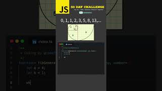 Day 29  2648 Generate Fibonacci Sequence javascript fibonacci [upl. by Lombardi]