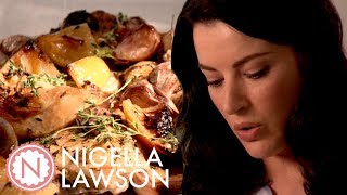 Nigellas Slow Roasted Garlic amp Lemon Chicken  Forever Summer With Nigella [upl. by Renferd]