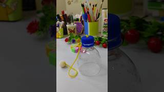 toy craft idea step by step kids activity craft using water bottlehandmade craft youtubeshorts [upl. by Franchot]