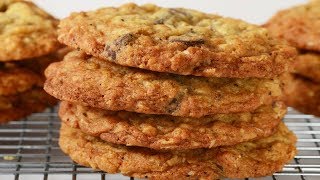 Crispy Oatmeal Cookies Classic Version  Joyofbakingcom [upl. by Junia905]