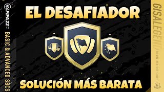 SBC EL DESAFIADOR SOLUCIÓN MÁS BARATA Híbrido de liga y país Fifa 22 [upl. by Artair]