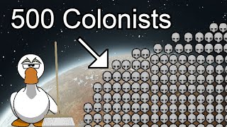 I Beat Rimworld With 500 Colonists It Didnt Go Well [upl. by Anuska]