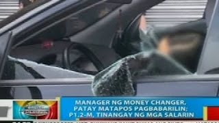 Manager ng money changer sa Bulacan patay matapos pagbabarilin P12M tinangay ng mga salarin [upl. by Joyce]