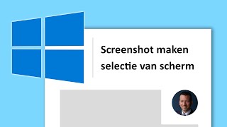 Screenshot windows selectie  uitleg schermafbeelding  screenshot stukje selecteren [upl. by Atima581]