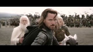 Aragorns Speech At The Black Gate  LOTR  The Return of the King 2003 [upl. by Adham]