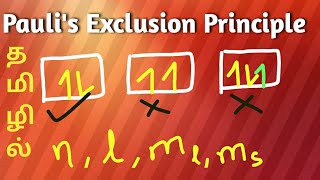 Paulis Exclusion Principle  A Complete Explanation தமிழில் [upl. by Baal]