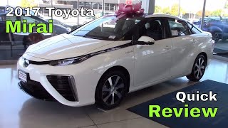 2017 Toyota Mirai  Quick Review [upl. by Burnham]