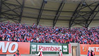 ULTRAS PELUZA NORD GALATI  OTELUL  CORVINUL HUNEDOARA  CUPA ROMANIEI FINALA 2024 [upl. by Dunston]